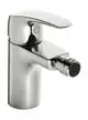 HANSA-Einhebelmischer-Bidetbatterie-HANSAPINTO-4507-Zugstangenablaufgarnitur-Ausladung-106-mm-DN15-Chrom-45073283 gallery number 1